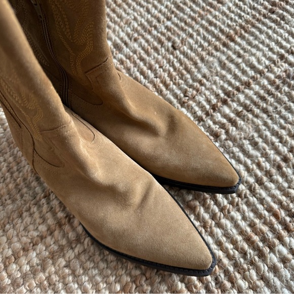 Brown Suede Matisse Agency Western Boot Size 7 *Worn Once* - Picture 4 of 7